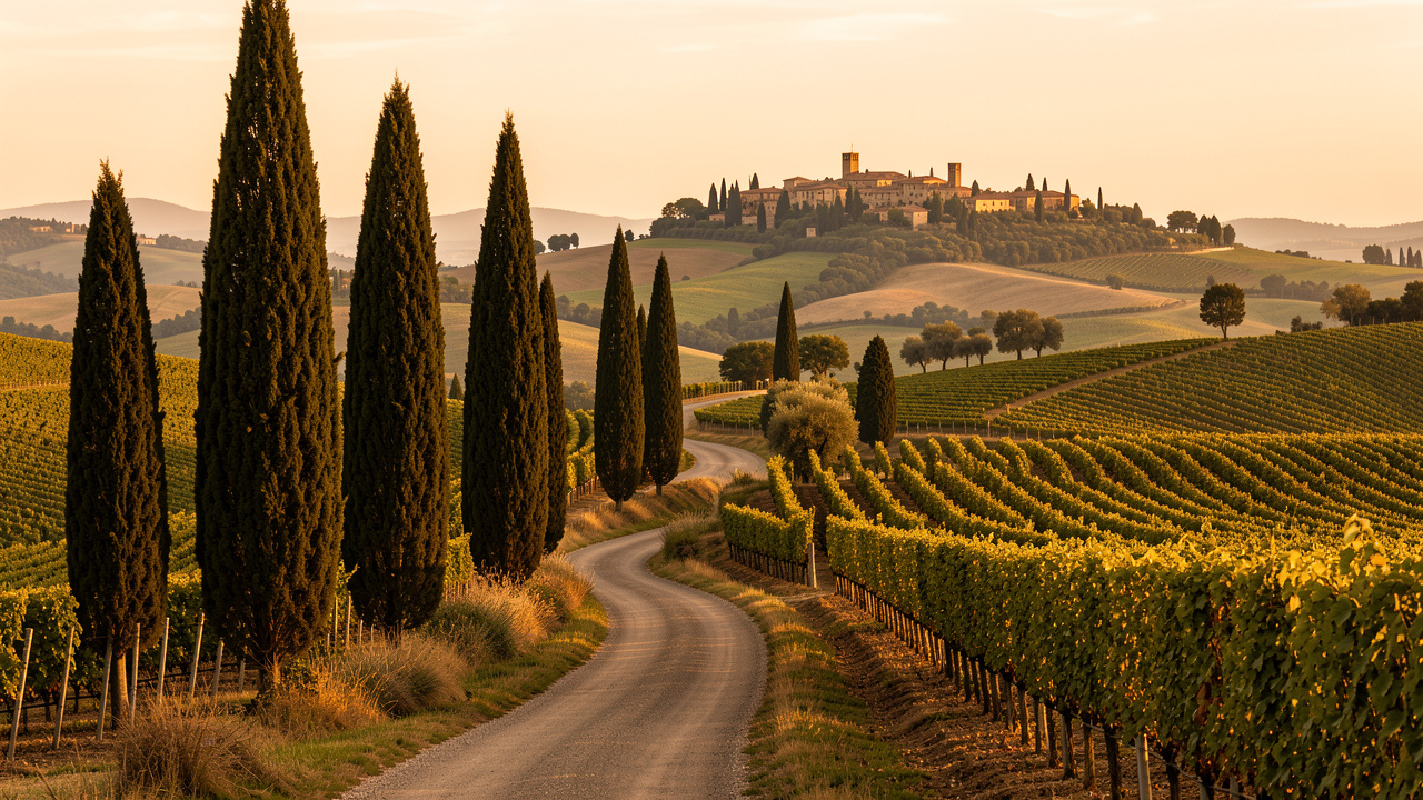 Comment préparer un itinéraire en Toscane, des villes d’art aux vignobles ?