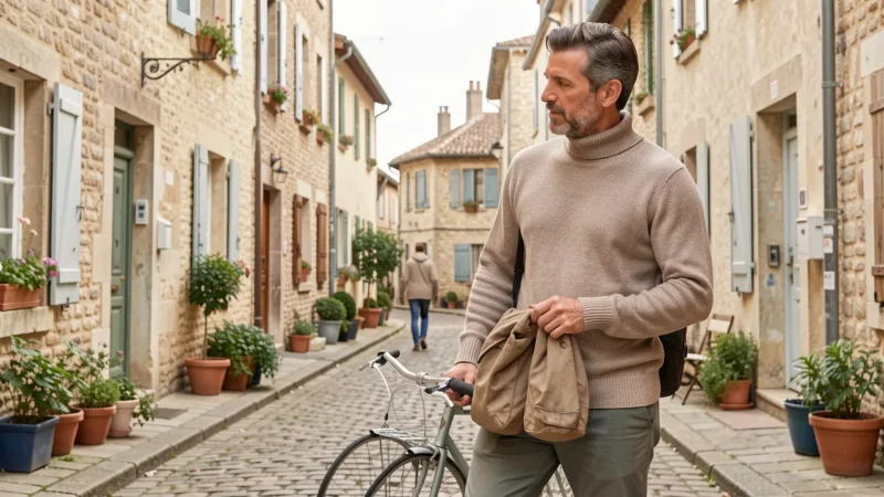 Les sous-pulls homme pour voyager en France avec style