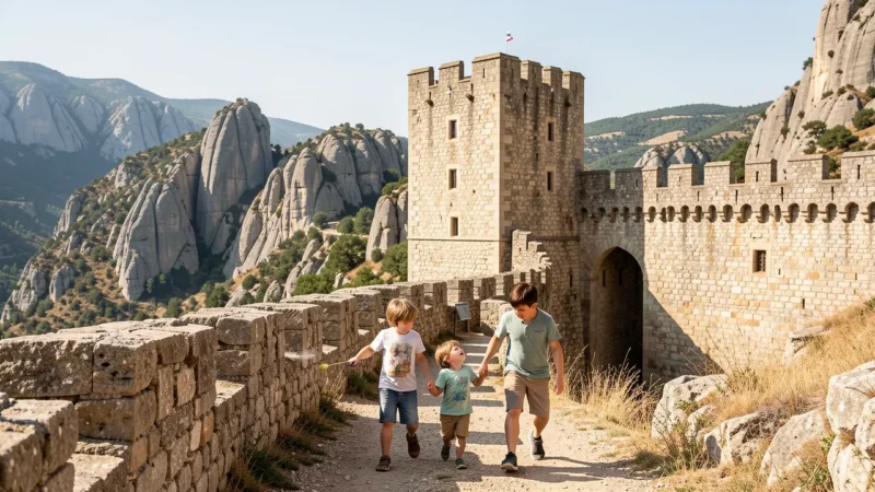 Pays cathare en famille: châteaux, villages et visites ludiques